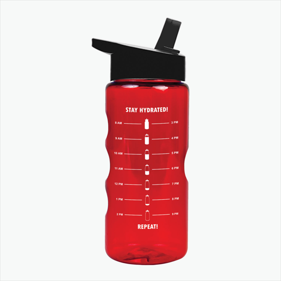 22 oz Tritan Mountain Bottle with Flip Straw Lid