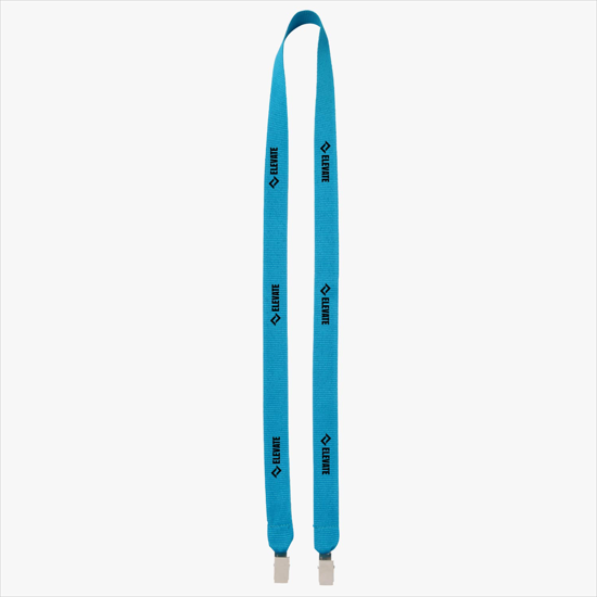 Plan Ahead & Save 3/4 Double-End Polyester Lanyard w/Double Non-Swivel Bulldog Clip