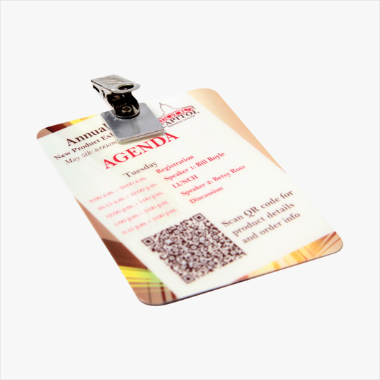 Full-Color Event Badge/Lanyard Combo - 4 x 3