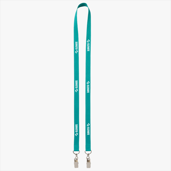 Plan Ahead & Save 5/8 Double-End Polyester Lanyard w/Double Swivel Bulldog Clip