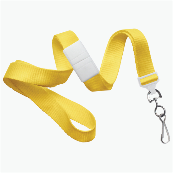 5/8 Breakaway Polyester Lanyard - Blank - Swivel Hook