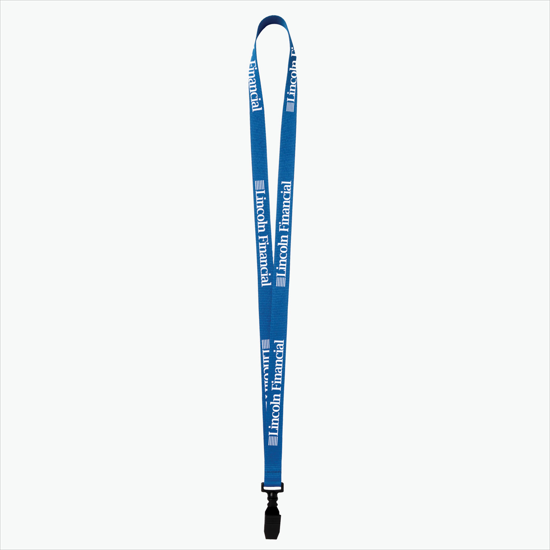 Plan Ahead & Save 5/8 Polyester Lanyard - Plastic Bulldog Clip