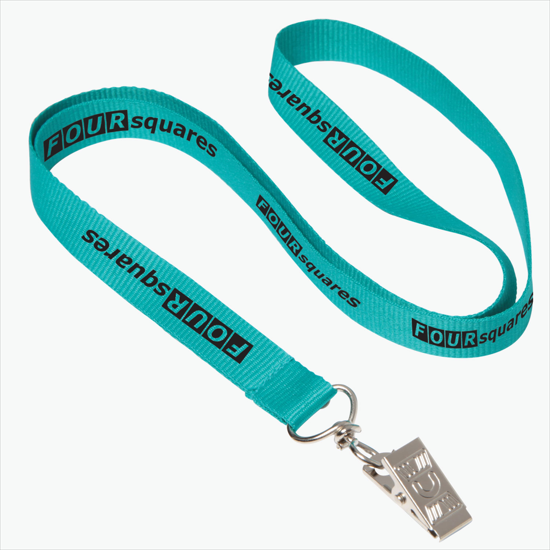Plan Ahead & Save 5/8 Polyester Lanyard - Swivel Bulldog Clip