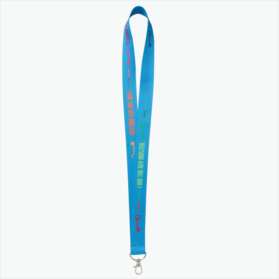 Plan Ahead & Save - 1 Economy Poly-Dye Full-Color Printed Lanyard w/Lobster Claw