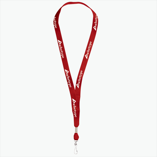 5/8 One Ply Cotton Lanyard - Swivel J-Hook
