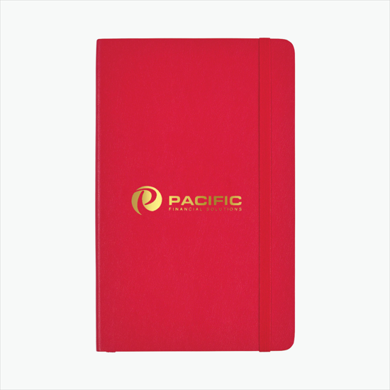 Moleskine® Soft Cover Large Notebook - Ruled - Hot Stamped