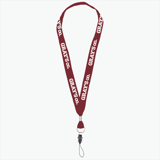 1 One Ply Cotton Lanyard - Accessories Loop
