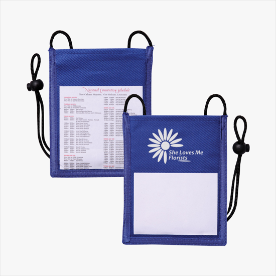 Agenda Neck Wallet - Printed