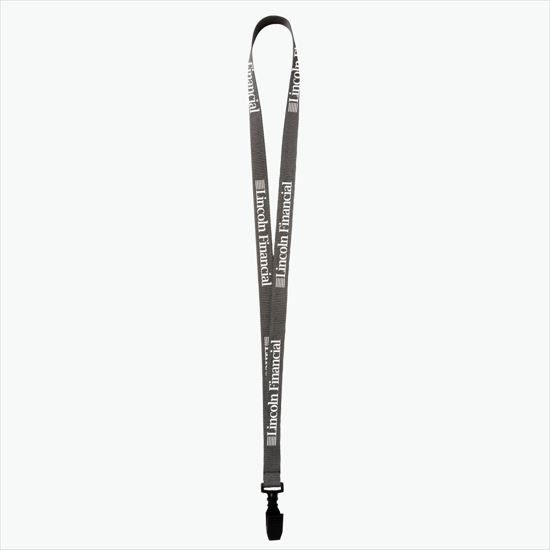 Plan Ahead & Save 5/8 Polyester Lanyard - Plastic Bulldog Clip