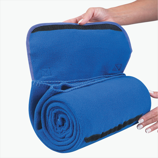 Fleece Roll-Up Blanket - Silkscreened