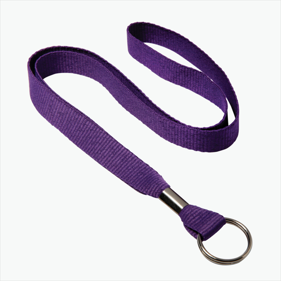 5/8 Polyester Lanyard - Blank - Split Ring