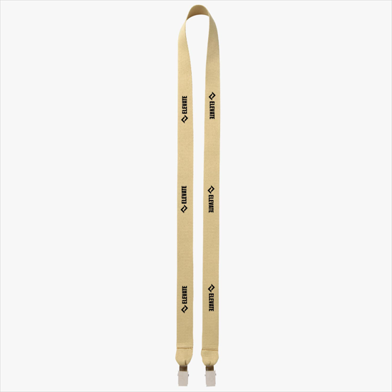 Plan Ahead & Save 3/4 Double-End Polyester Lanyard w/Double Non-Swivel Bulldog Clip