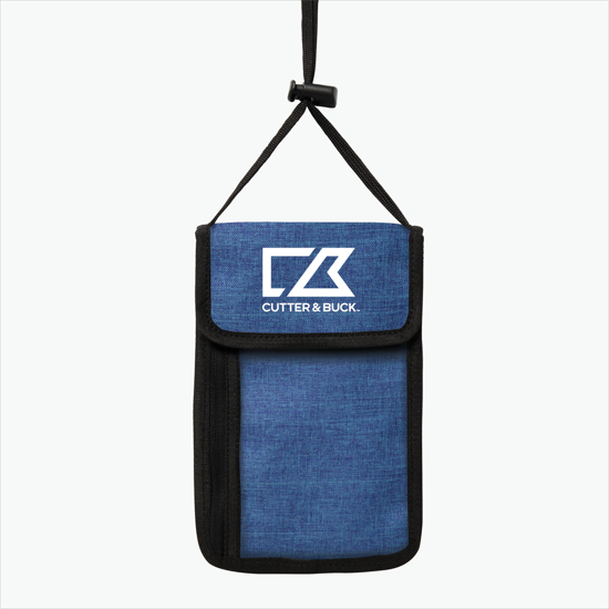 24-HOUR SERVICE TEMPORARILY UNAVAILABLE – Crosshatch Travel Neck Wallet - Printed - 24-Hour Production