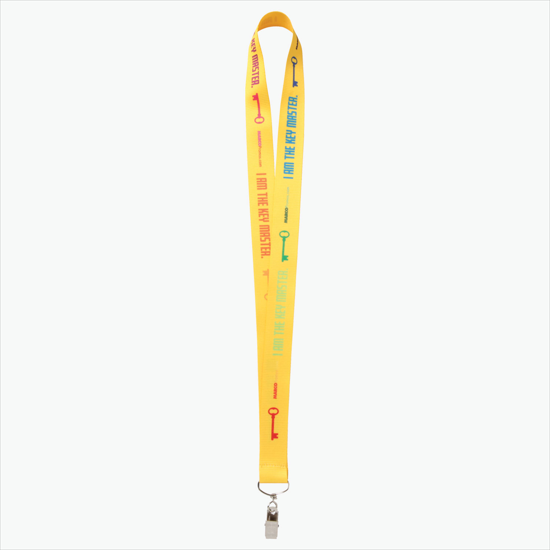 Plan Ahead & Save - 1 Economy Poly-Dye Full-Color Printed Lanyard w/Swivel Bulldog Clip