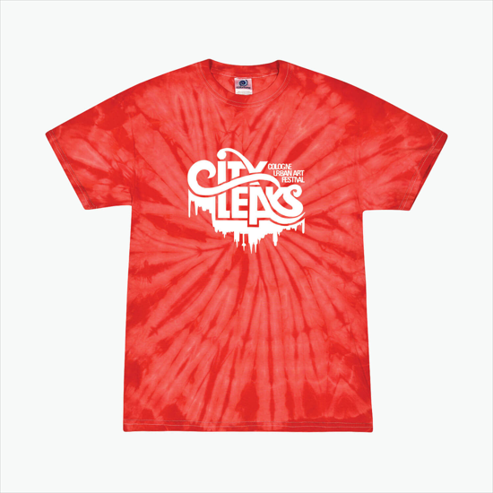 Tie Dyed Cotton Tee Adult - Spider