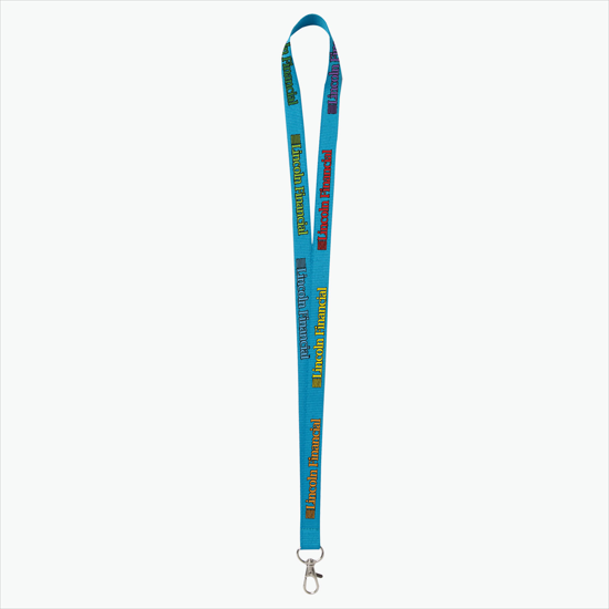 Plan Ahead & Save - 5/8 Economy Poly-Dye Full-Color Printed Lanyard w/Lobster Claw