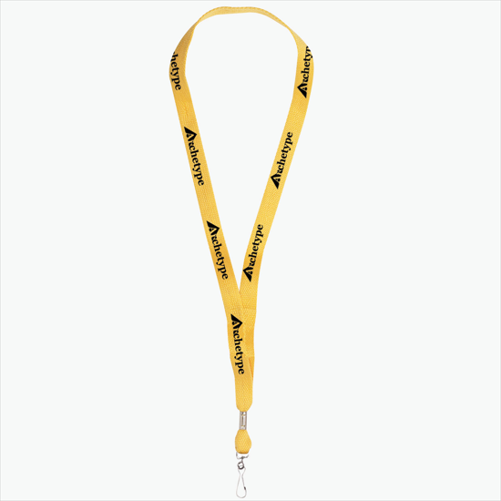 5/8 One Ply Cotton Lanyard - Swivel J-Hook