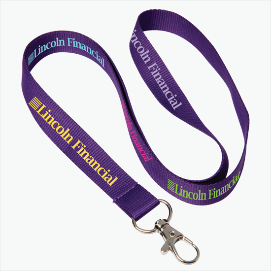 Plan Ahead & Save - 5/8 Economy Poly-Dye Full-Color Printed Lanyard w/Lobster Claw