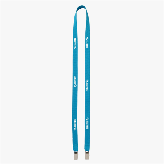 Plan Ahead & Save 5/8 Double-End Polyester Lanyard w/Double Non-Swivel Bulldog Clip