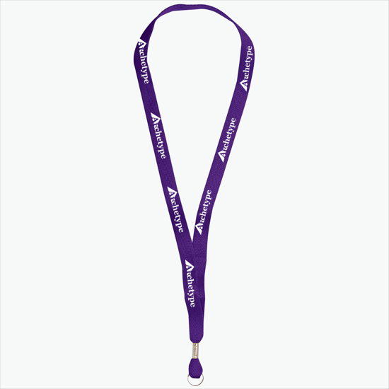 5/8 One Ply Cotton Lanyard - Split Ring