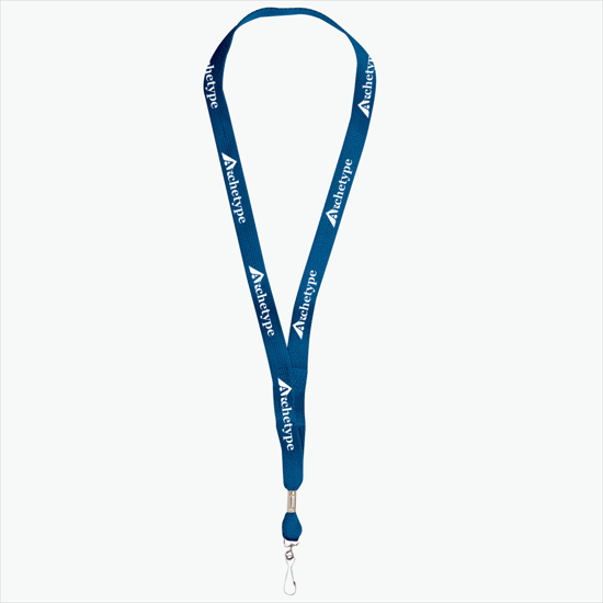 5/8 One Ply Cotton Lanyard - Swivel J-Hook