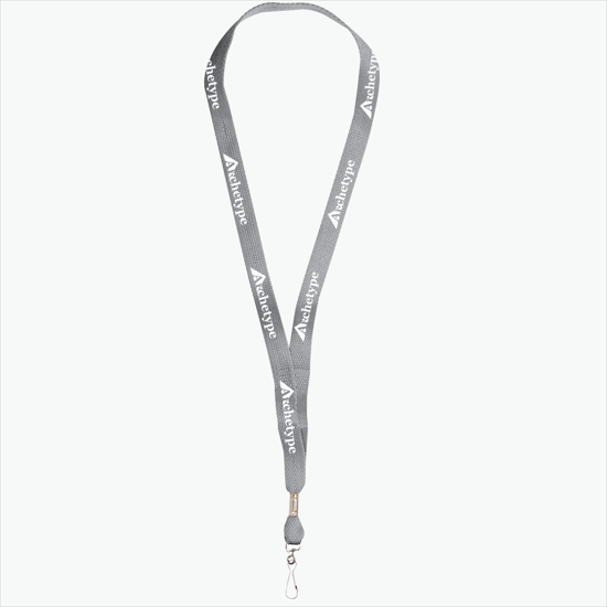 5/8 One Ply Cotton Lanyard - Swivel J-Hook