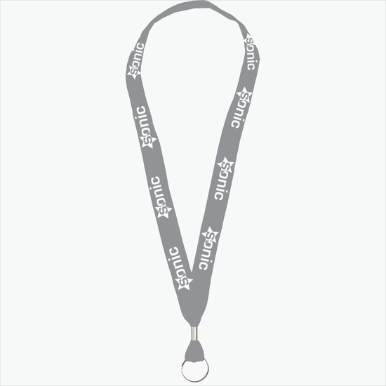 1 One Ply Cotton Lanyard - Split Ring