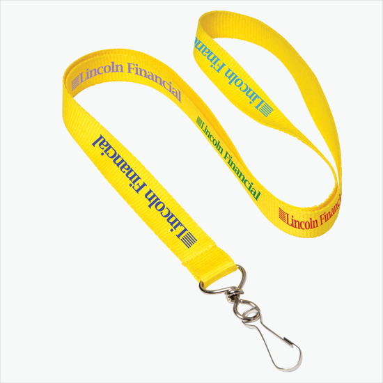 Plan Ahead & Save - 5/8 Economy Poly-Dye Full-Color Printed Lanyard w/J-Hook