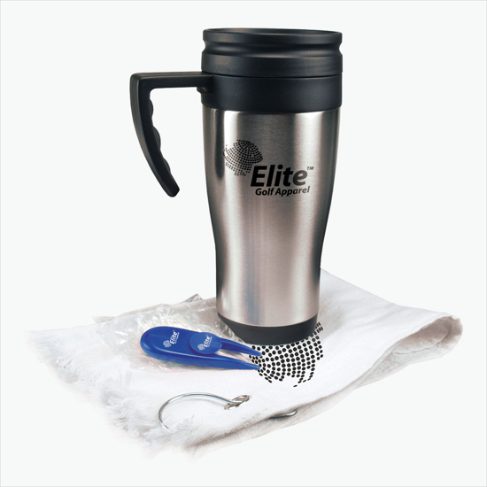 Stainless Steel Mug Golf Gift Set