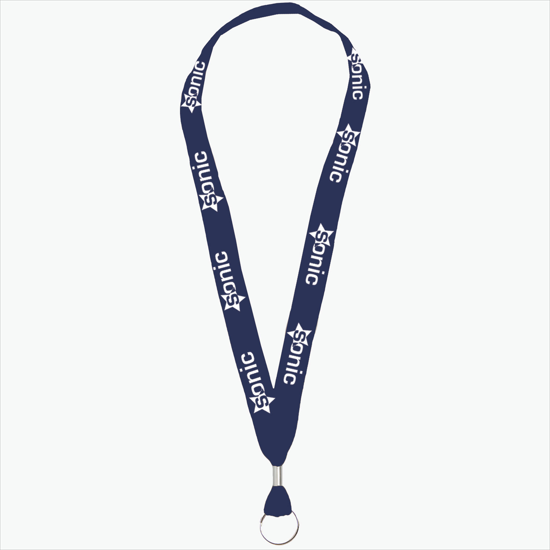 1 One Ply Cotton Lanyard - Split Ring