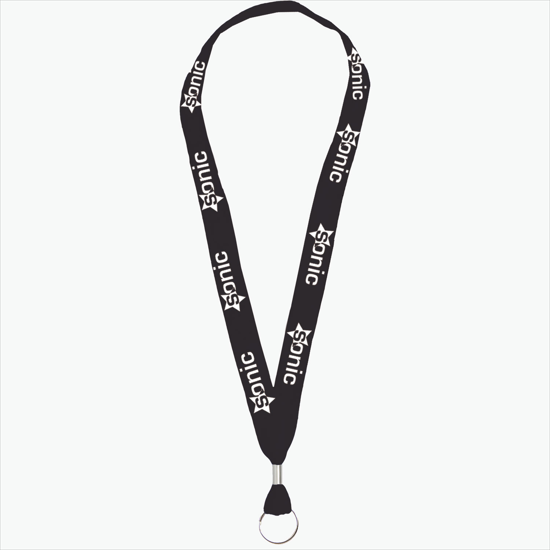 1 One Ply Cotton Lanyard - Split Ring