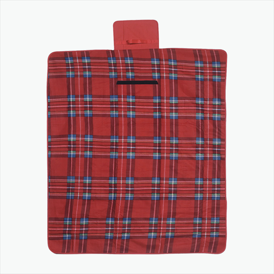Tartan Roll-Up Picnic Blanket - 24-Hour Production
