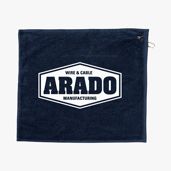 Hemmed Color Golf Towel