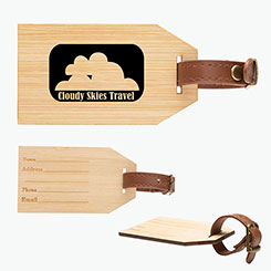 Bamboo Luggage Tag