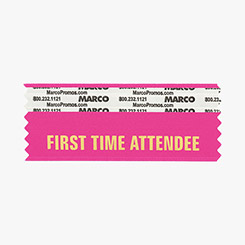 FIRST TIME ATTENDEE Ribbon - Horizontal