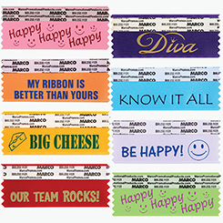 100 Assorted Fun Ribbons with Case