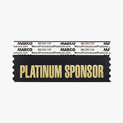PLATINUM SPONSOR Ribbon - Horizontal