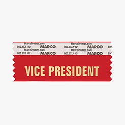 VICE PRESIDENT Ribbon - Horizontal