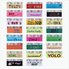 100 Assorted Fun Ribbons 2 with Case
