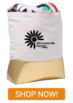 TB-18054 - 12 Oz Metallic Dipped Cotton Tote - Shop Now!
