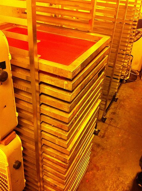 Emulsion coated screens