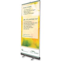 Economy Retractor Banner Stand Product Video