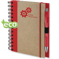 Recycled Notebook With Matching Pen