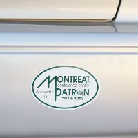 Custom Removable Oval Bumper Sticker Removable Oval Bumper Sticker