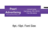 Art 101: Example of 6-10pt Promotional Pen Imprints from MARCO.