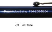 Art 101: Example of 7pt Promotional Pen Imprints from MARCO.