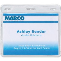 Deluxe Slotted Name Badge Holders
