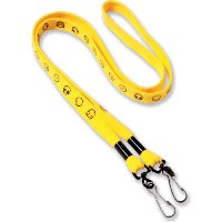 ½ Inch No-Flip Lanyard with Double Swivel Snap Hook