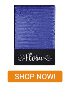 WP-19020 - Mermaid Flip Sequin Notebook - Shop Now!