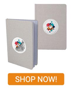 WP-19016 - Mermaid Vibrant Full Color Printed Sequin Notebook - Shop Now!